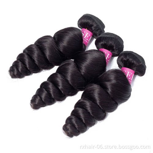 No Tangle No Shedding Brazilian Raw Unprocessed Blue Rubberband Hair